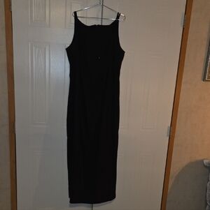 CDC Classic Black Sleeveless Maxi Dress